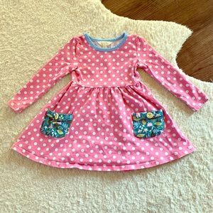 Matilda Jane pink polka dot dress